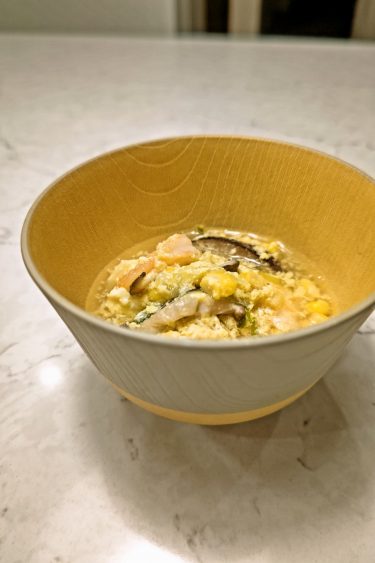 STAN.で作るコーンの中華スープ